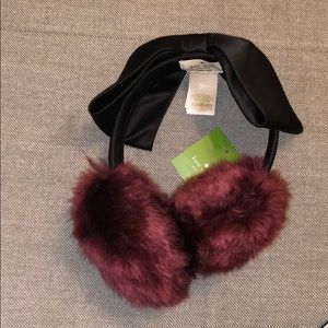 Kate Spade Faux Mink Earmuffs